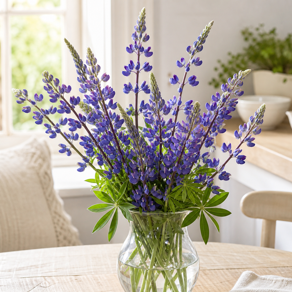 Perennial Lupine cut flowers