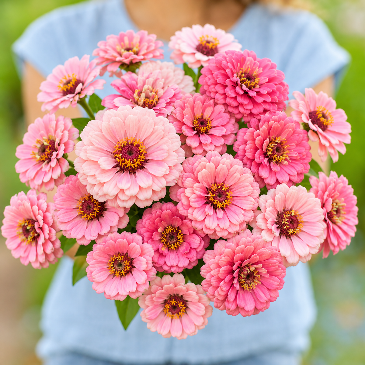 Pink Luminosa, Zinnia Seeds