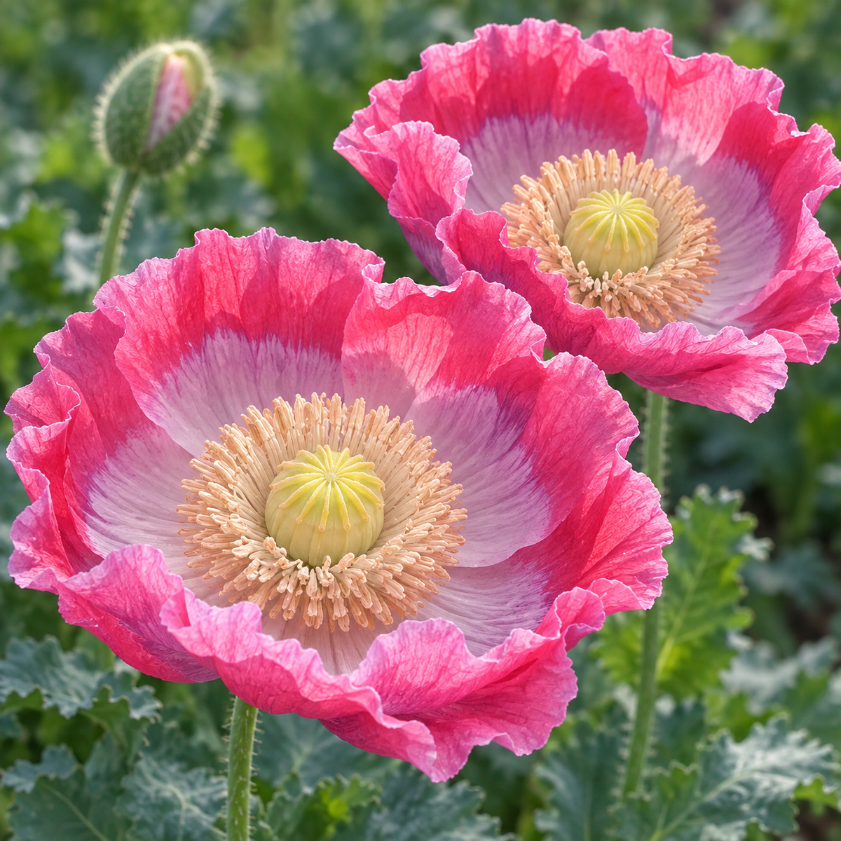Pink & White Giganteum, Poppy Seeds