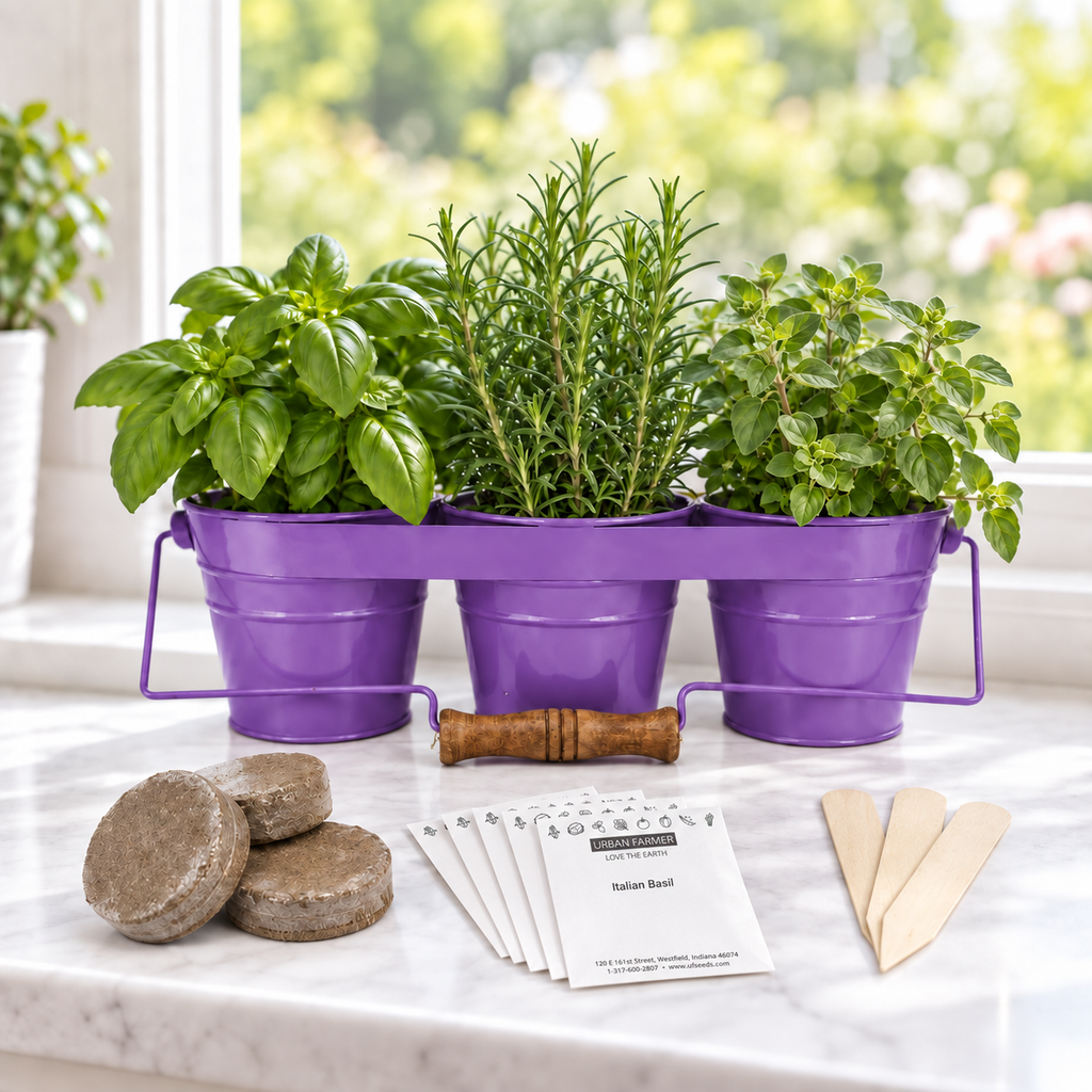 Metal Herb Kit with Handle, Herb Kits