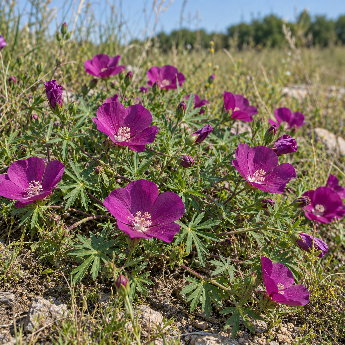 Purple, Poppy Mallow Seed