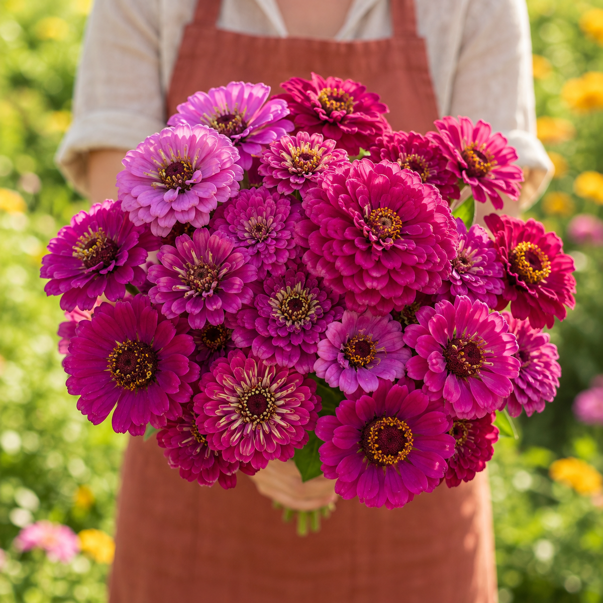 Purple Prince, Zinnia Seeds