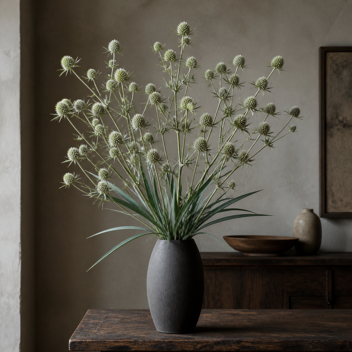 Rattlesnake Master Sea Holly cut flowers