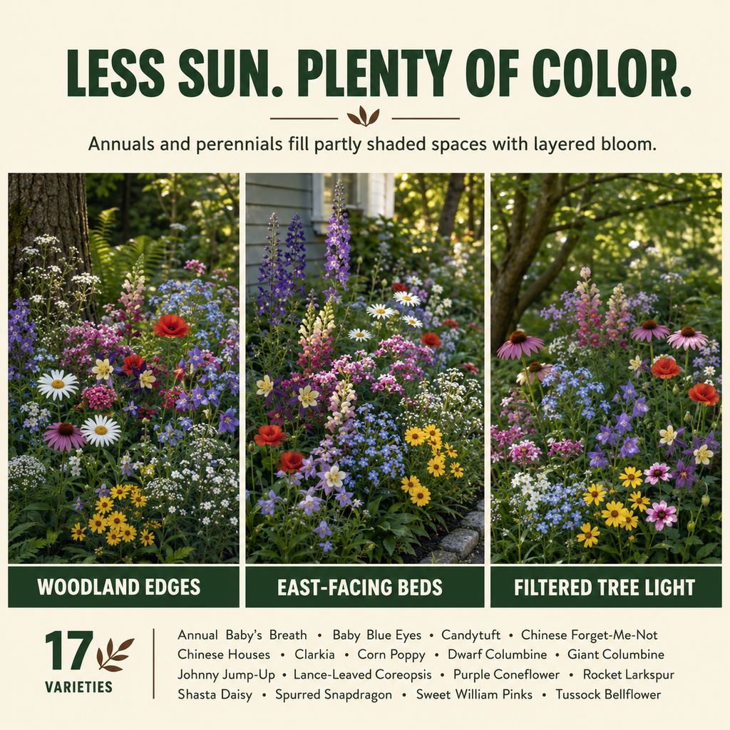 Shade Blend Wildflower Flowers
