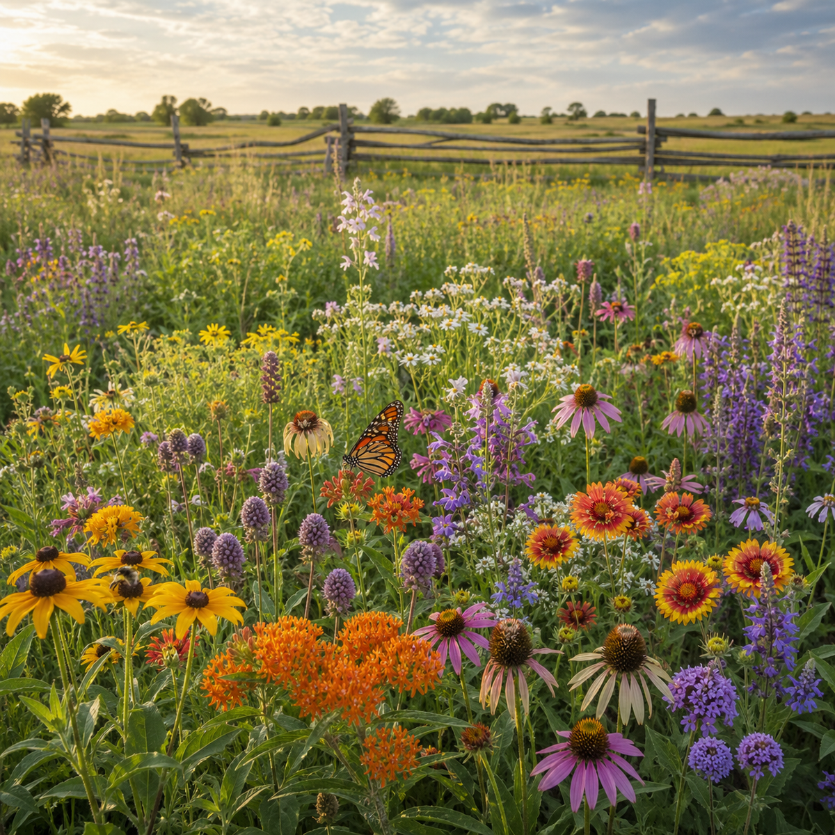 Short Prairie Blend Wildflower