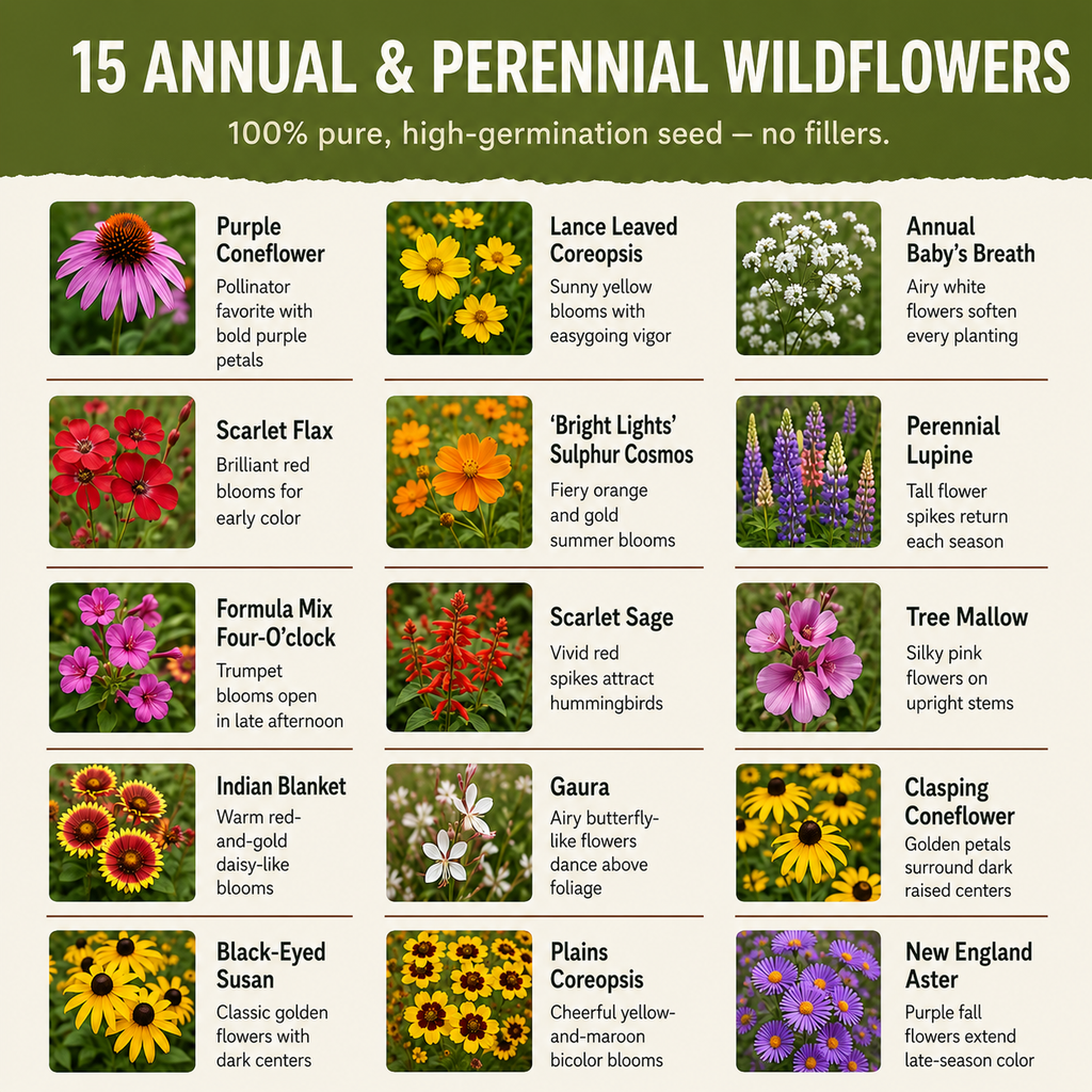 Georgia Blend, Wildflower Seed