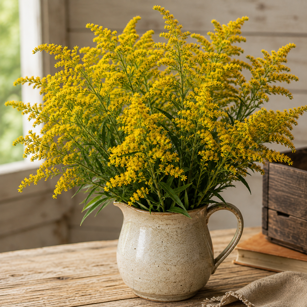 Stiff Goldenrod cut flower