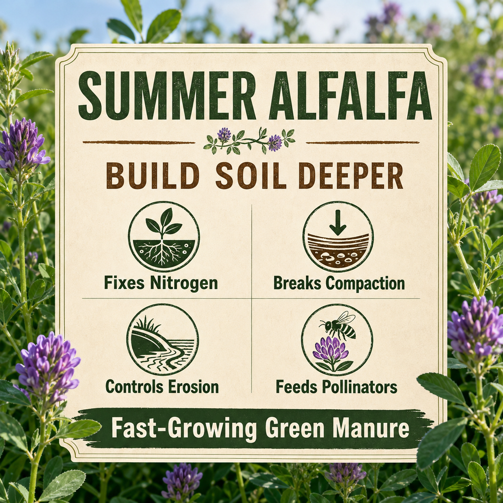 Summer Alfalfa benefits chart