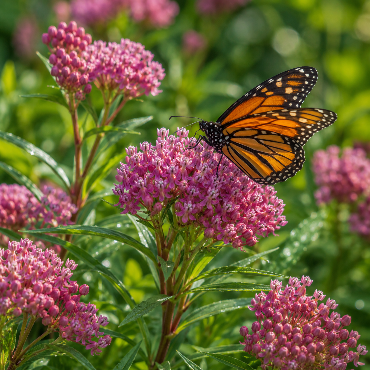 Swamp Milkweed in bloom