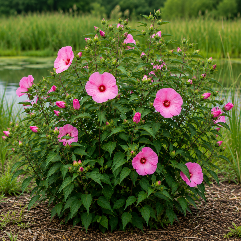 Swamp Rose Mallow full plant