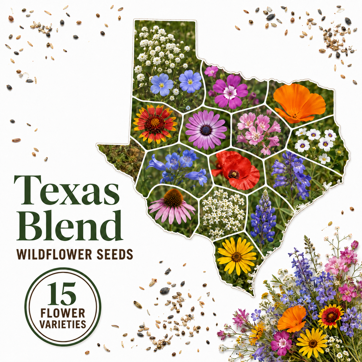 Texas Blend, Wildflower Seed