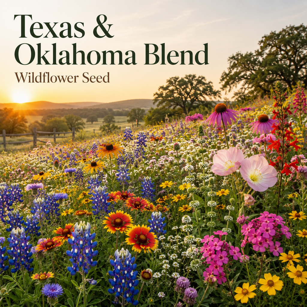Texas and Oklahoma wildflowers in bloom