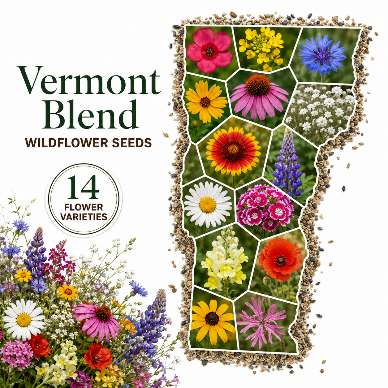 Vermont Blend, Wildflower Seed