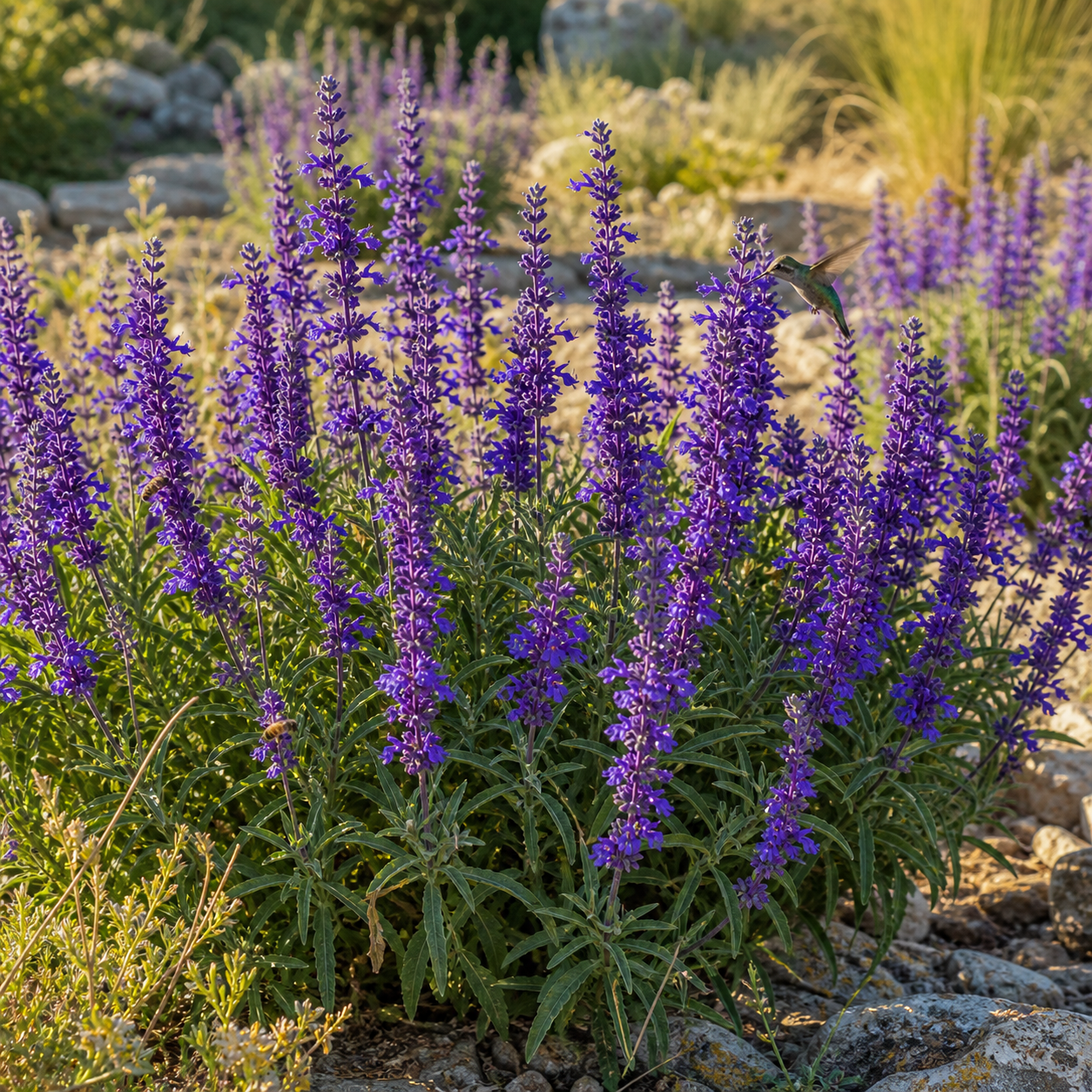 Victoria Salvia in nature