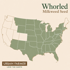 Whorled Milkweed native state map