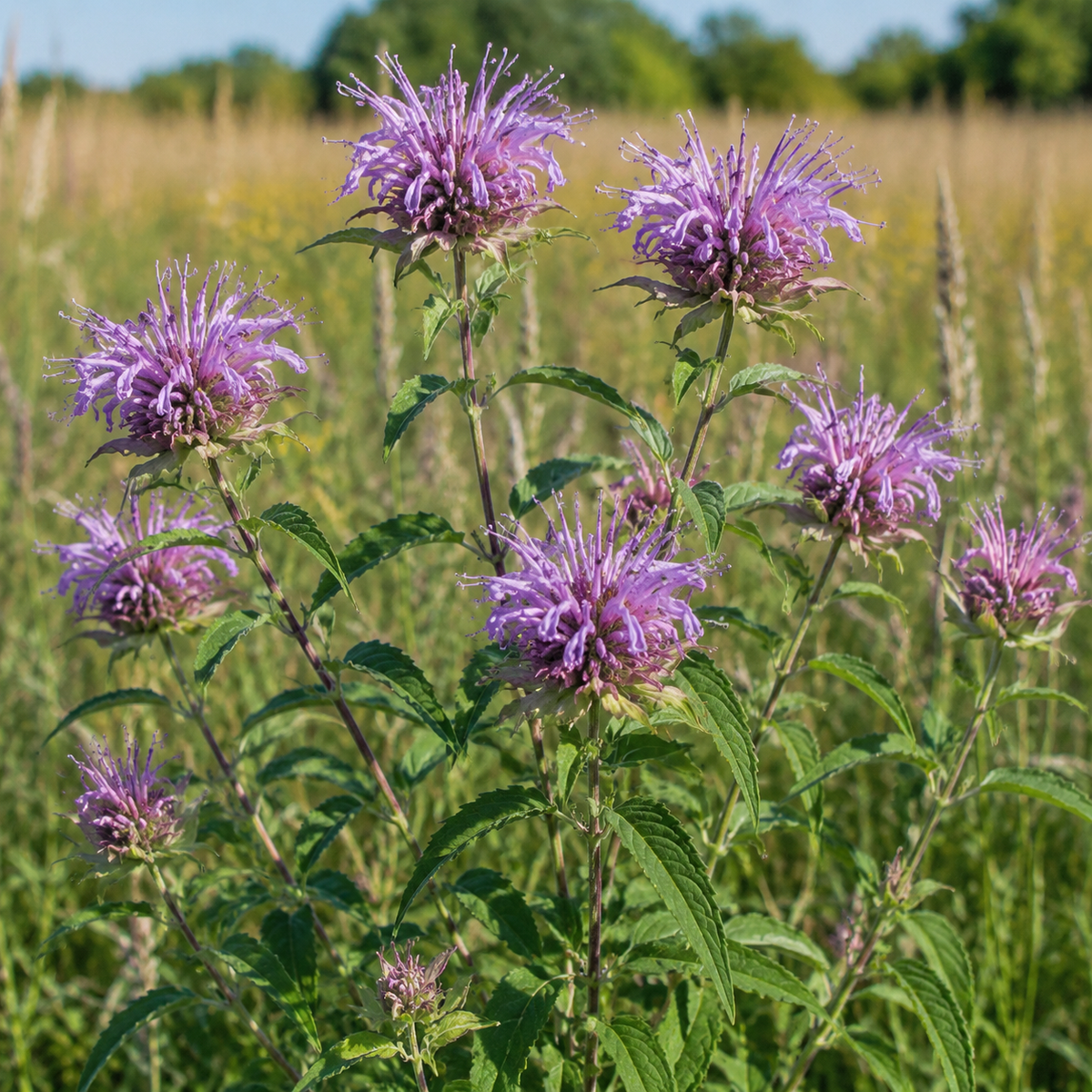 Wild Bergamot, Bee Balm Seed
