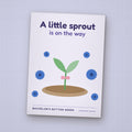 A Little Sprout Is on the Way seed packet favor, front