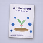 A Little Sprout Is on the Way seed packet favor, front