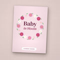 Baby in Bloom seed packet favor, front