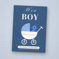 It's a Boy! seed packet favor, front