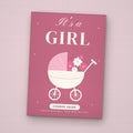 It's a Girl! seed packet favor, front