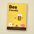 Bee Friendly seed packet favor, front