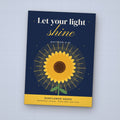 Let Your Light Shine seed packet favor, front