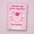 Friends Who Grow Together seed packet favor, front