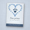Paw Prints on Our Hearts seed packet favor, front