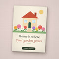 Home Is Where Your Garden Grows seed packet favor, front