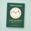 Time to Grow Your Garden seed packet favor, front