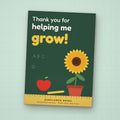 Thank You for Helping Me Grow seed packet favor, front