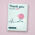 Thank You for Your Care seed packet favor, front