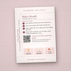 Happily Ever After Starts Here seed packet favor, back with planting instructions