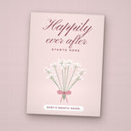 Happily Ever After Starts Here seed packet favor, front