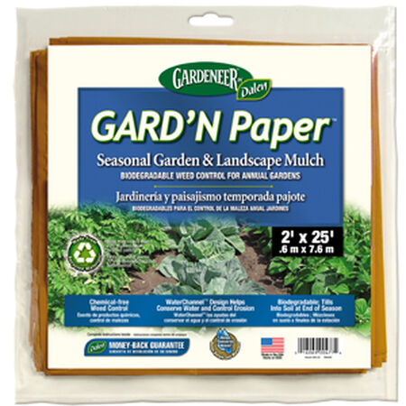 Garden Paper Mulch, Mulches & Landscape Fabric image number null