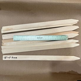 18" x 1 1/8" Wooden Field Stakes