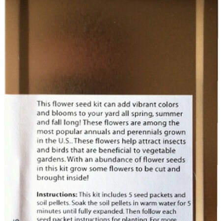 Flower Seed Kit, Garden Gifts - Seed Kit image number null