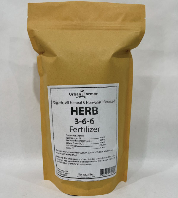 Organic Herb Fertilizer, Fertilizers Urban Farmer