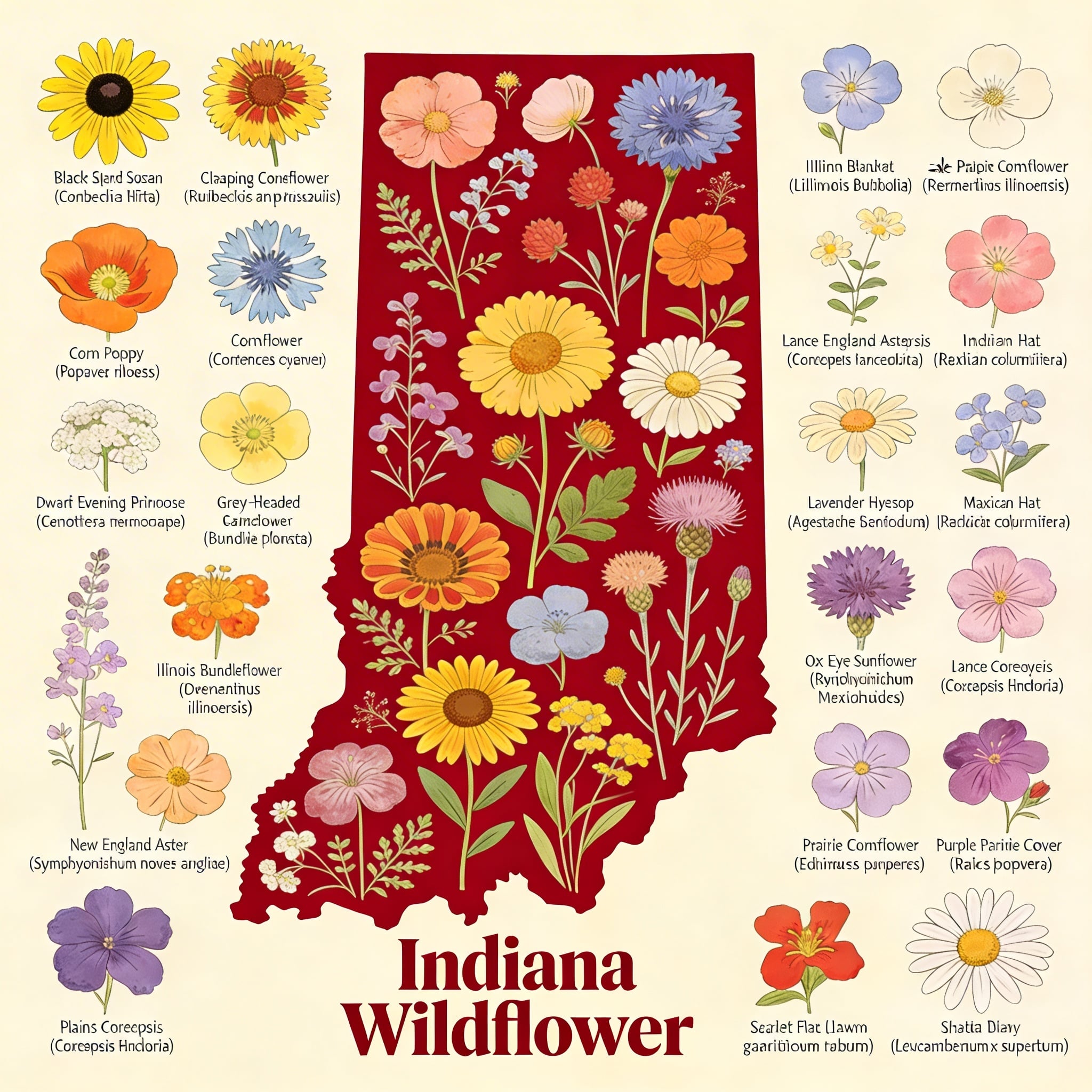 Indiana Blend, Wildflower Seed | Urban Farmer