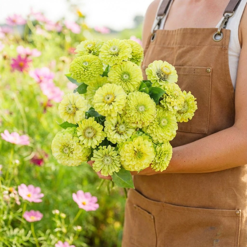 Envy, Zinnia Seeds | Urban Farmer, image size:1024x1024